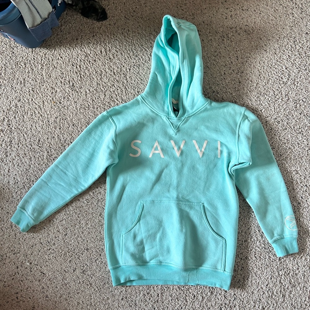 SAVVI LOGO FLEECE HODDIE